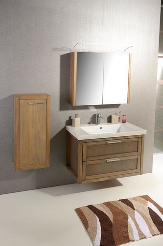 Mobile sottolavabo serie LARITA Soft Close 71x55x48 cm legno - Foto 5 di 8