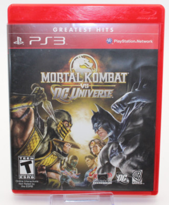 Mortal Kombat vs. DC Universe Greatest Hits (PS3) CIB w/ case and manual.