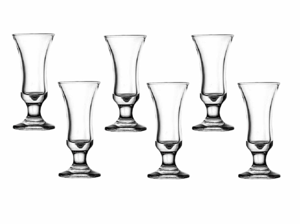 Schnapsgläser Likörglas Shotgläser 28ml 6 Stück Pinnchen Stamperl Shot Glas