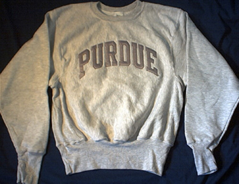 CHAMPION REVERSE WEAVE WOMENS Purdue Boilermakers CREW NECK