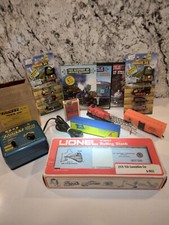 VINTAGE MODEL TRAIN BOX CARS, DVD AND TRANSFORMER LOT