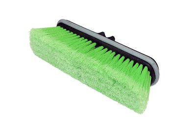 CarCarez Car Truck Boat RV 10'' Heavy-Duty Flow-Thru Wash Brush Head Green