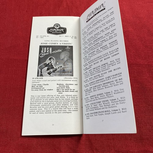 Decca Jazz Supplement No. 6 October - December 1955 - Picture 14 of 17