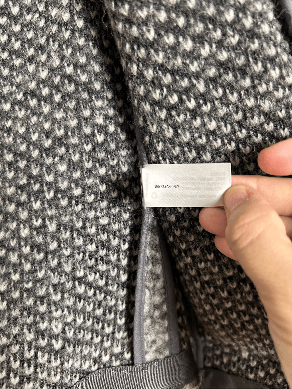 Gap Designed & Crafted Grey Wool Boucle Jacket Si… - image 10