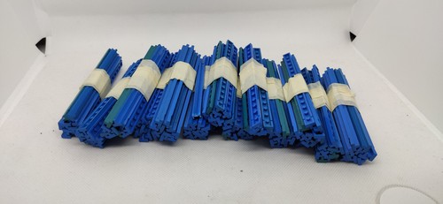 Lego Schienen Kurven Schwellen, Eisenbahn blau Weichen K 12V 4,5 V 751 157 156 - Bild 5 von 11