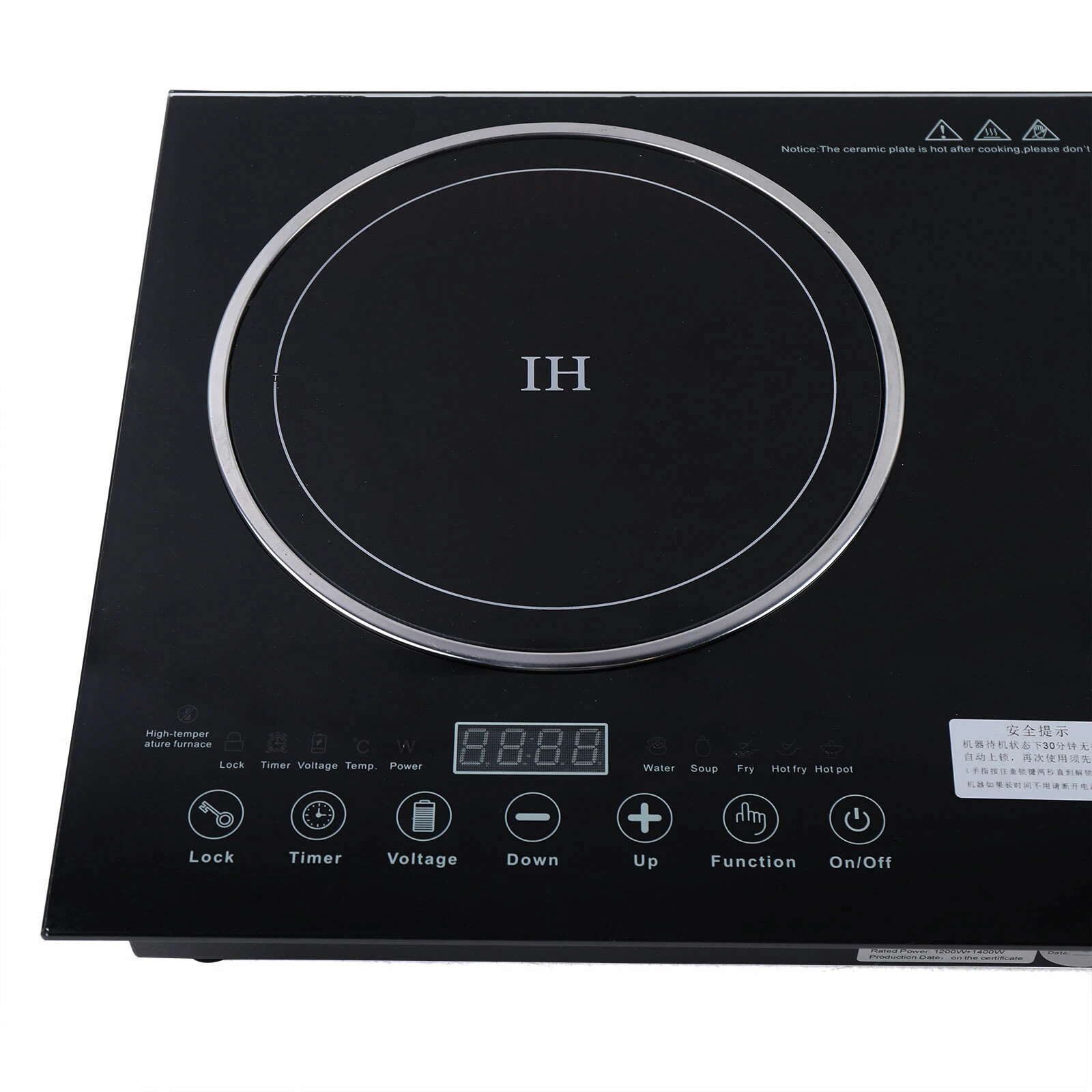 110V Induction Cooktop 2 Burners Electric Hob Cook Top Stove Ceramic Cooktop USA
Opens in a new wind