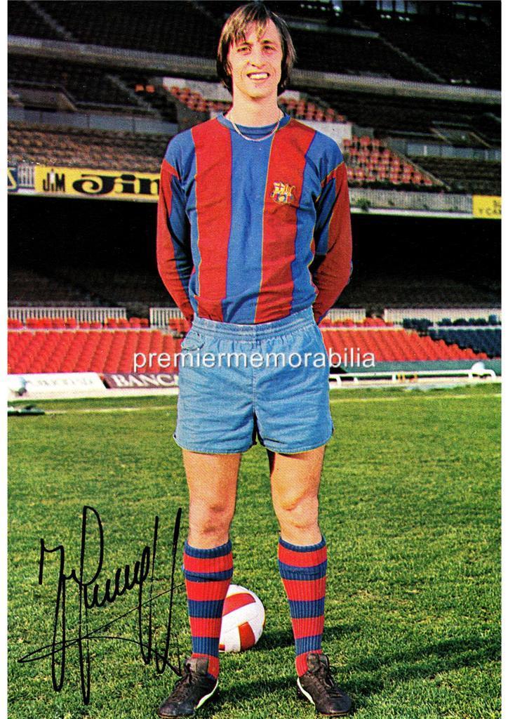 BARCELONA FC & HOLLAND FOOTBALL LEGEND JOHAN CRUYFF CRUIJFF