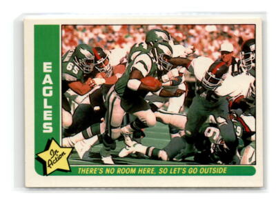 1985-Fleer Team Action -#63-There's No Room Here, So Let's Go Outside -Eagles