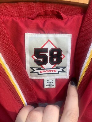 Arizona State Sun Devils w Mascot Windbreaker Pullover Jacket Size