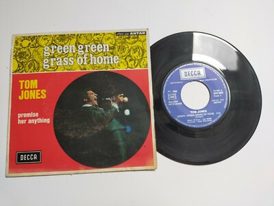 SP Vinyl 45T Tom Jones ''Green Green Gras of Home'' EM 1966