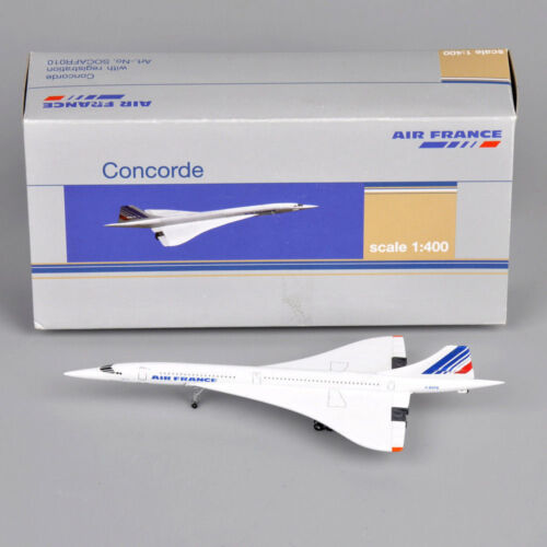 1:400 Air France 1976-03 Concorde Plane Model Diecast Aircraft Model Toy Replica - Afbeelding 1 van 8