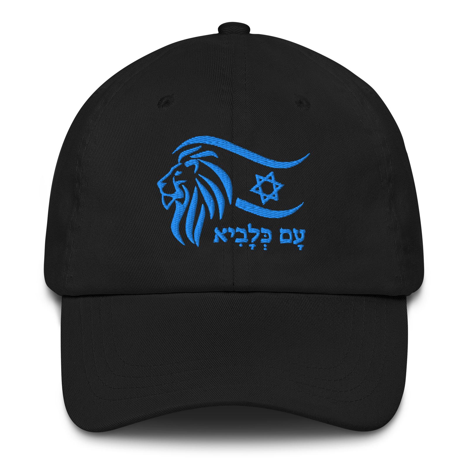 Rising Lion Support Israel Embroidered Zionist Baseball Cap with Israeli Flag