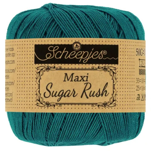 Maxi Sugar Rush Scheepjes Hilo de algodón mercerizado 50 g / 1,9 oz - 280 m / 306 años - Imagen 61 de 88
