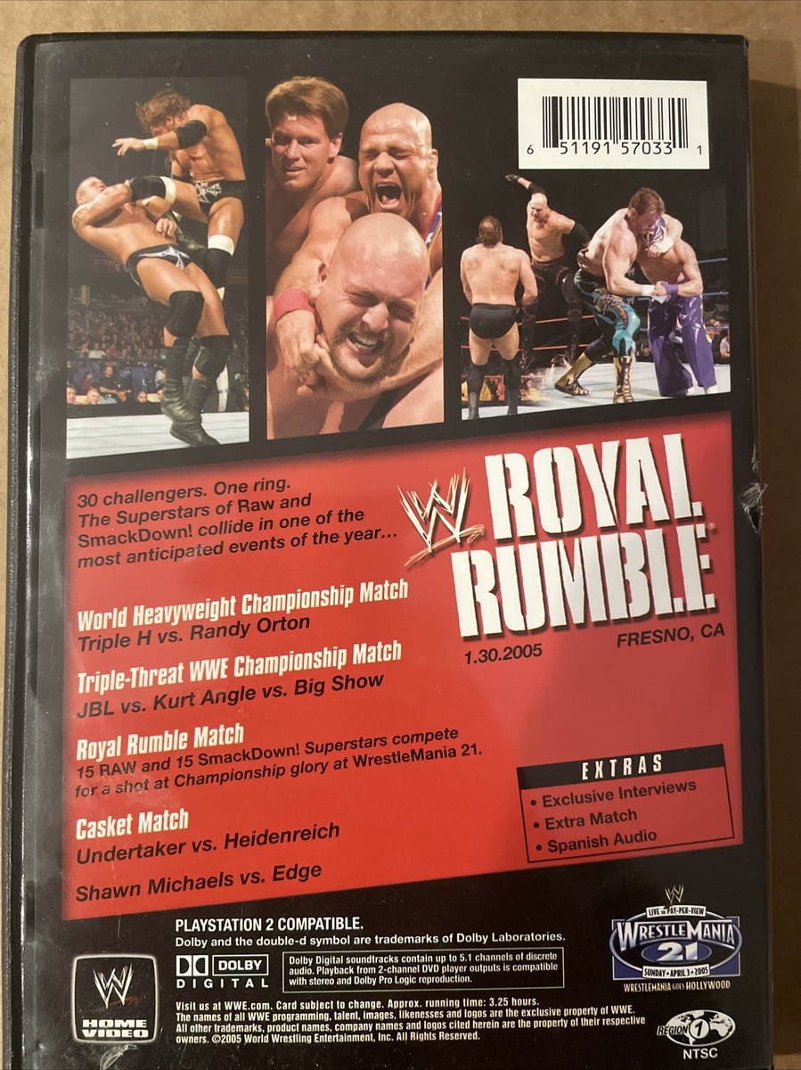 2005 WWE Royal Rumble DVD | eBay