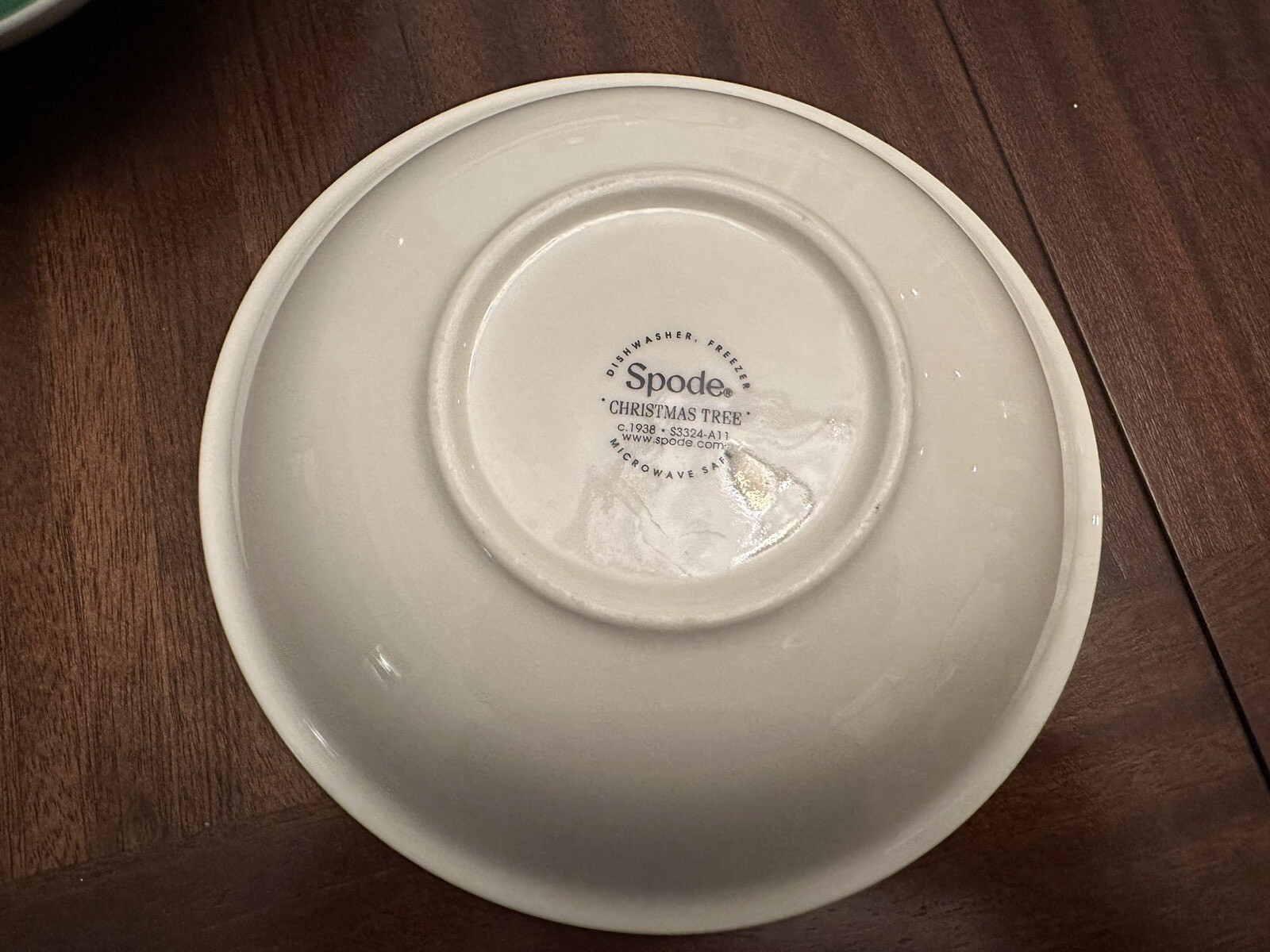 Set of 6 Spode Christmas Tree Cereal / Dessert Bowls 15.5cm / 6" Ex