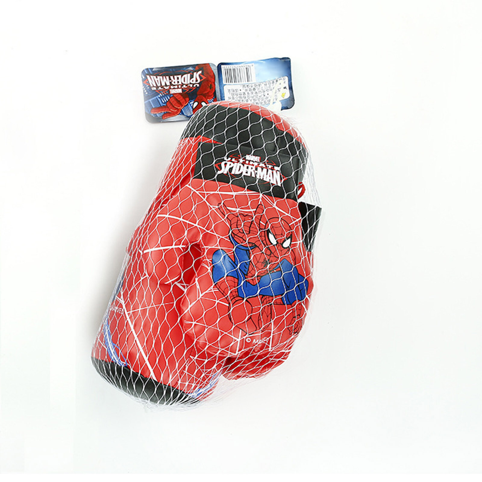 Kids Punching Bag Boxing Gloves Spiderman Kick Training Tumbler Sandbag