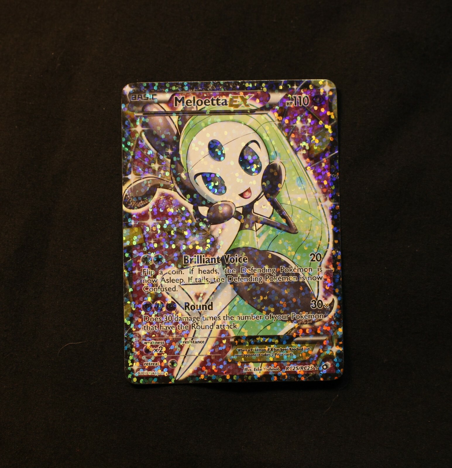 Meloetta-EX - RC25/RC25 - Full Art - Legendary Treasures - LP - Pokemon