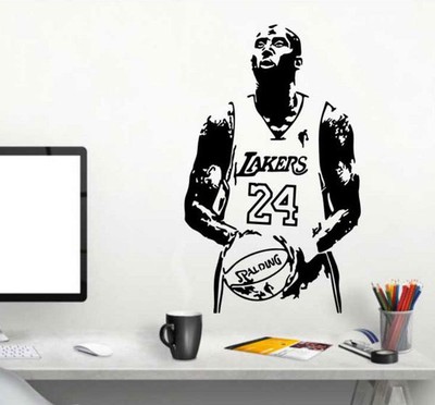 Basketball Player Kobe Wall Decor Sticker Sport Decal Mural Kid