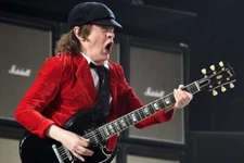 Angus Young of AC/DC #000 Re-Print 5x7