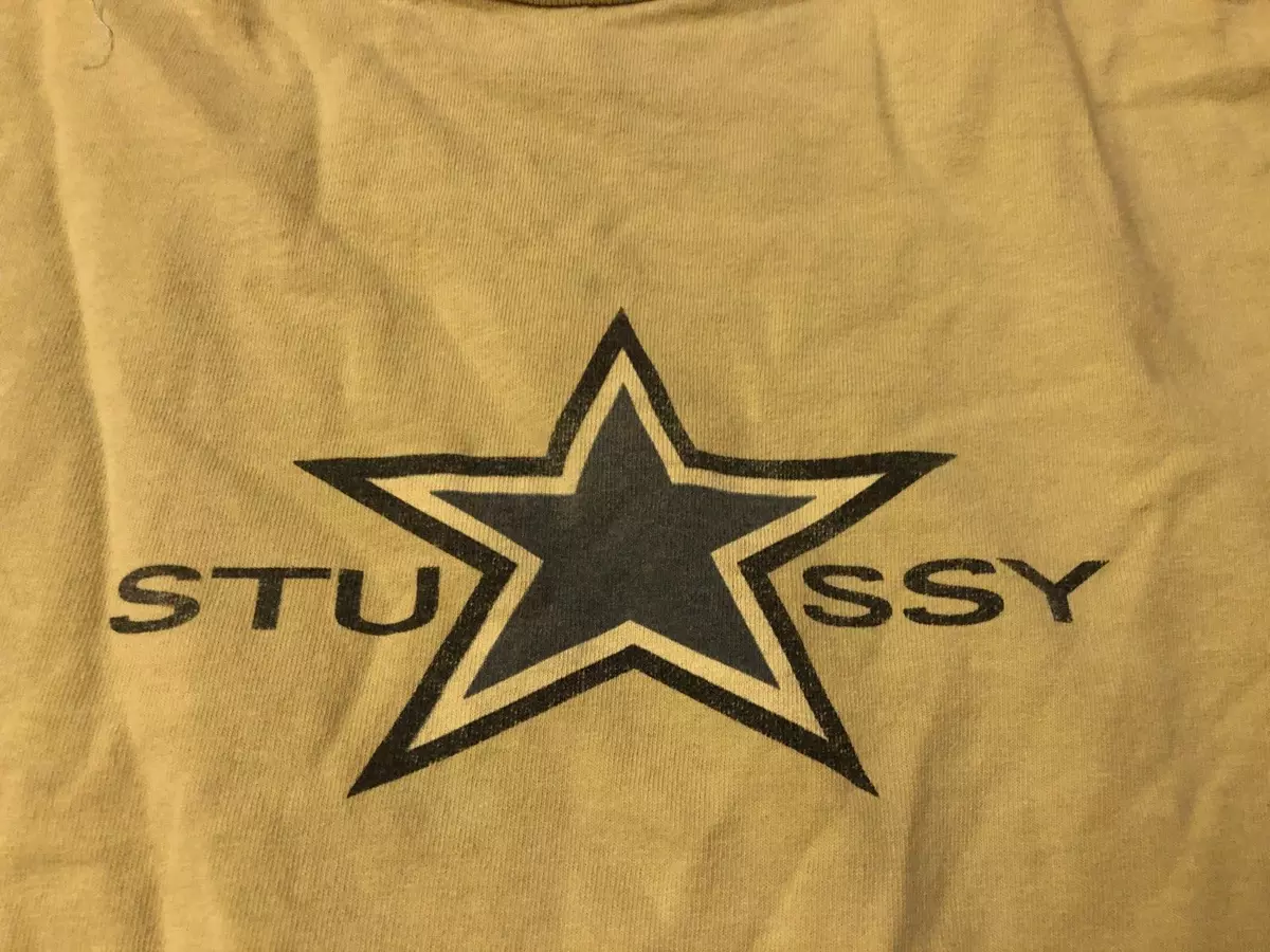 Vintage Stussy Star Graphic T Shirt Size Large Shirt 80s 90s