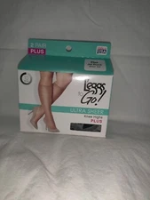 Leggs To Go! Ultra Sheer Knee Highs - Coffee Sheer Toe - 2 Pairs/Box