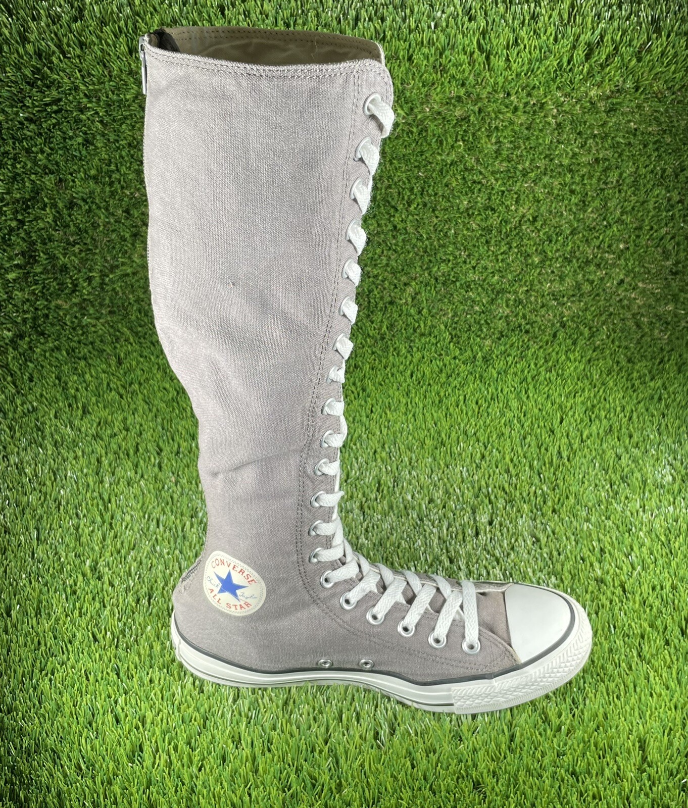 🔥Converse XXHI All Star Chuck Taylor Gray Knee High Grunge RARE | Womens Sz 9.5 image 4