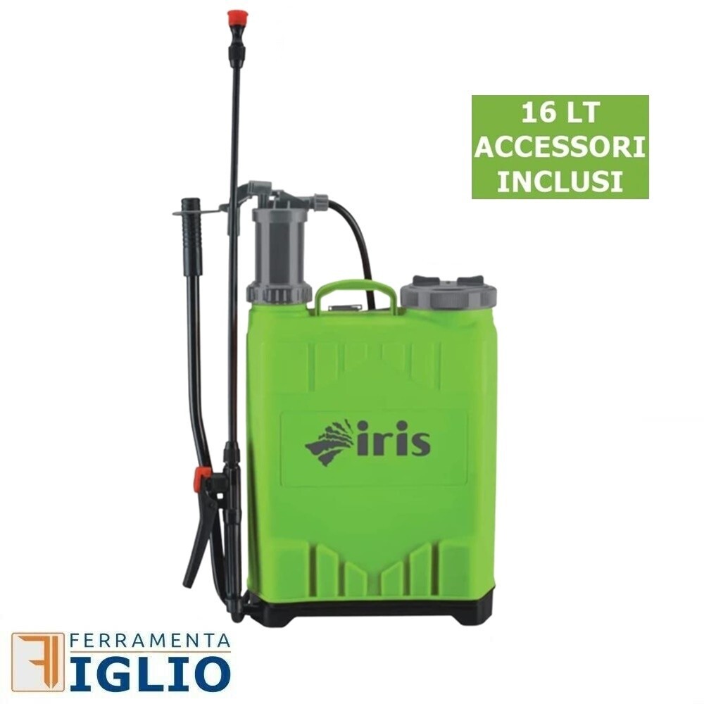 Pompa Irroratrice a Spalla Iris Garden 16L: Zaino per Diserbo e Giardino