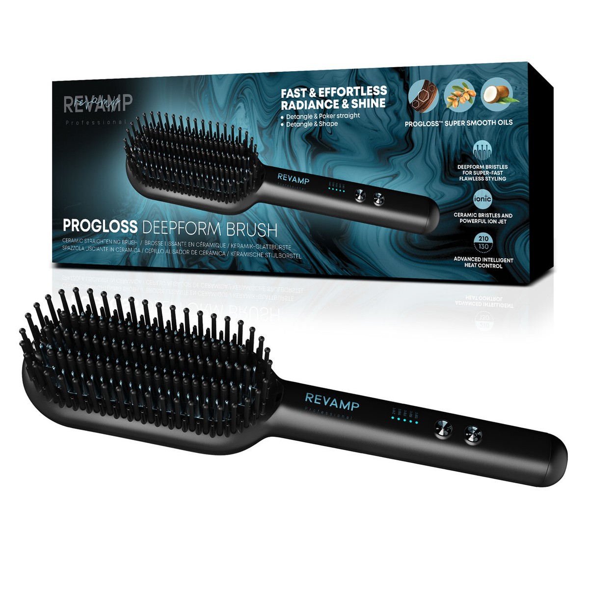 Straightener Brush Best Non Damaging Flat Iron ArtNaturals Brush