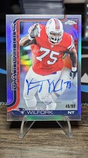2025 Topps Chrome Vince Wilfork Refractor Auto /99 Legends Patriots #CLA-VW 🔥🔥