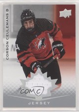 2021 Upper Deck Team Canada Juniors Jersey Corson Ceulemans #82 04f2