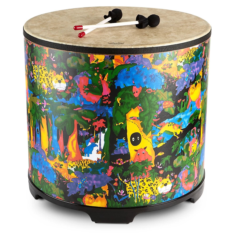 Remo Kid's Percussion Rain Forest Gathering Drum 21 x 22 in