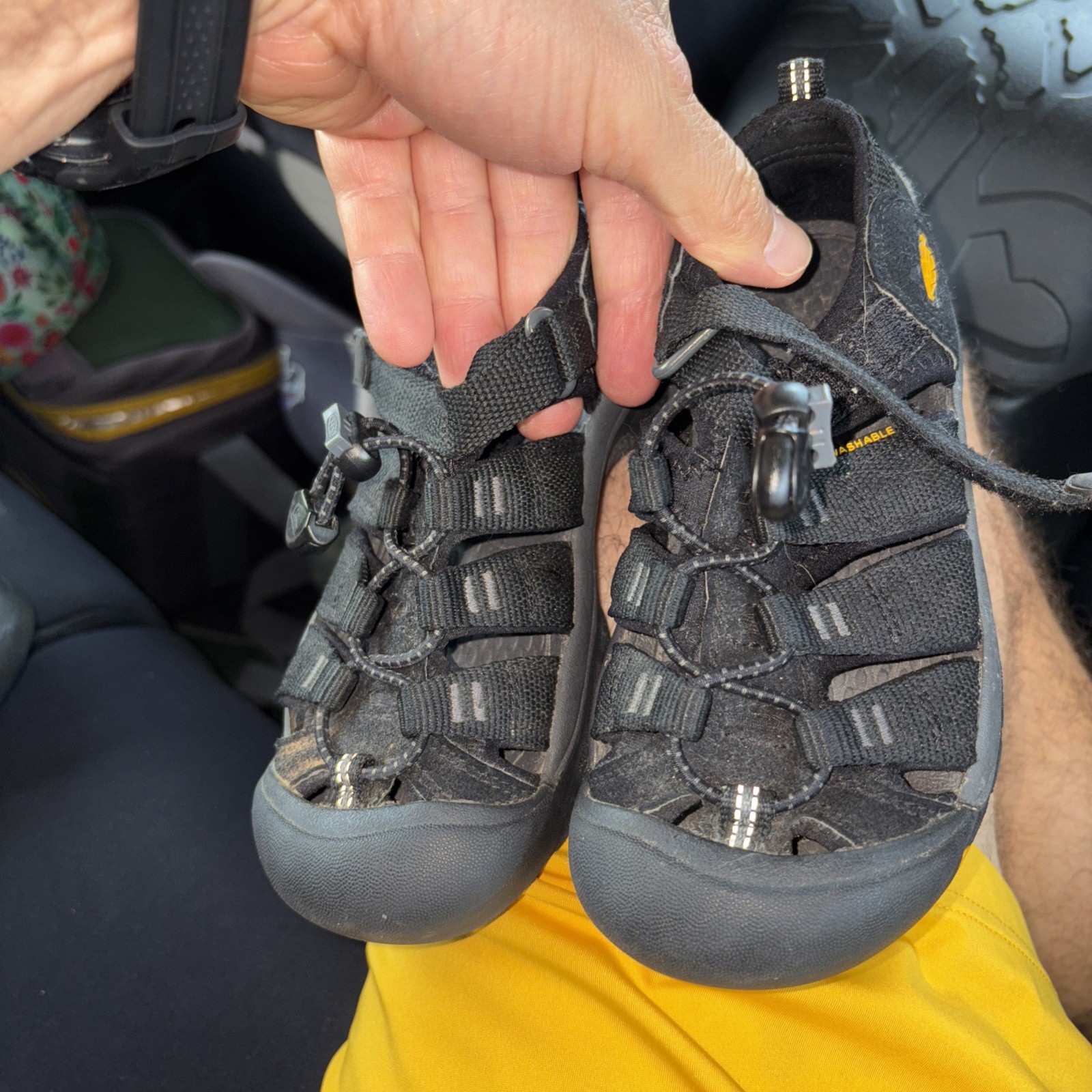 Sandali Keens scarpe da trekking per bambini misura 13 neri lavabili