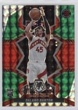 2021-22 Panini Mosaic Rookies Green Mosaic Prizm Dalano Banton #234 12g7
