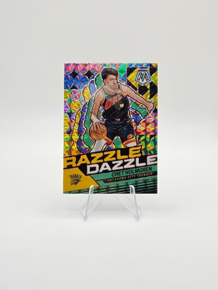 Chet Holmgren 2023-24 Panini Mosaic Razzle Dazzle Case Hit SP #14 Thunder