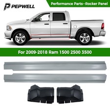 For 2009-2018 Dodge Ram Extended Quad Cab Outer Rocker Panels Cab Corner 4pcs For 2009-2018 Dodge Ram Extended Quad Cab Outer Rocker Panels Cab Corner 4pcs