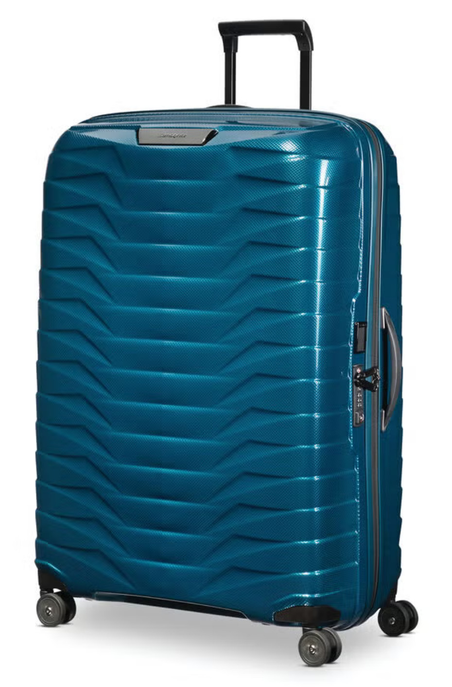 NEW Samsonite Proxis XL Spinner Petrol Blue Extra Large Suit