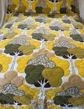 Vtg Bedspread 60s 70s Bedspread Full Twin MCM...
