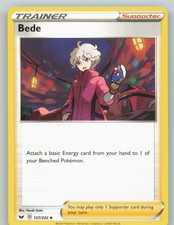 Bede 157/202 Sword & Shield Pokemon NM