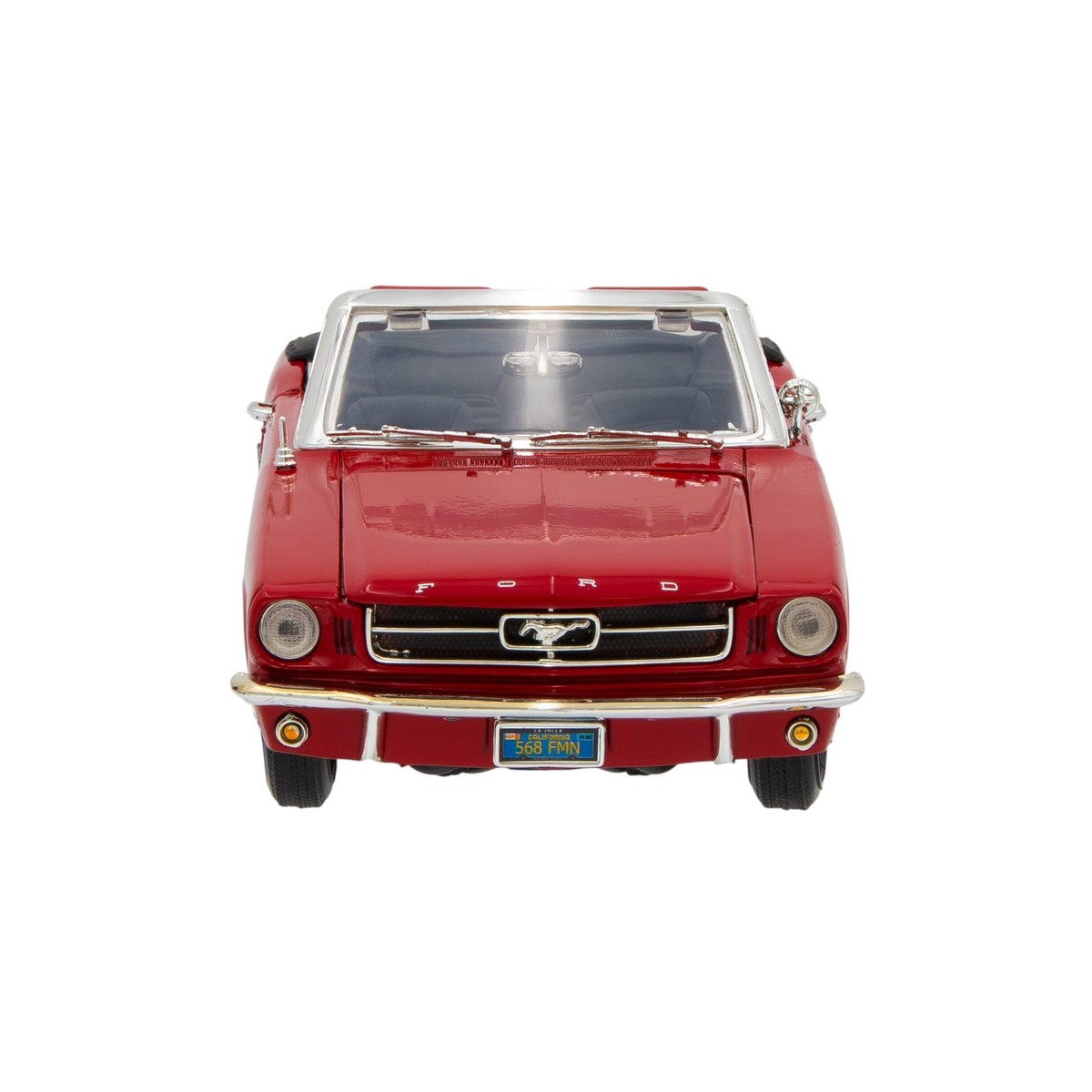 1964 1/2 FORD MUSTANG CONVERTIBLE by MOTORMAX in 1 18 RED