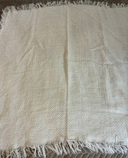Grow Time White Vtg Baby Blanket Made In Japan 100 Acrylic RN 55099