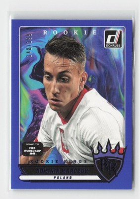 2025-26 Donruss FIFA World Cup Rookie Kings Blue #12 Dominik Marczuk RC /199