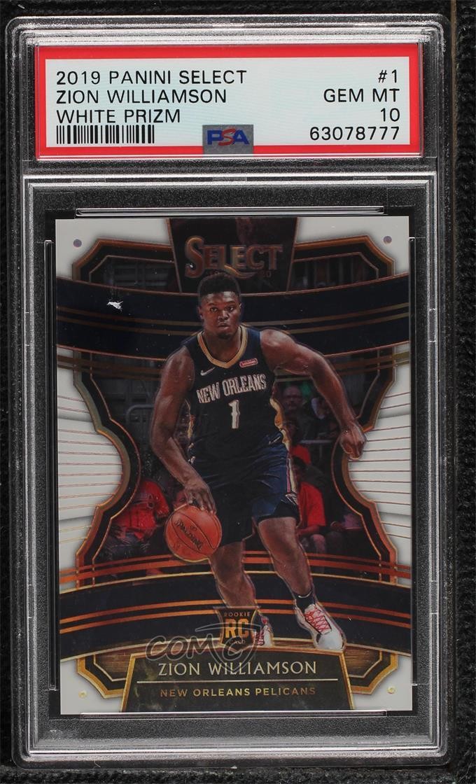 2019 Panini Select Concourse White Prizm /149 Zion Williamson PSA 10 GEM MT 4l3