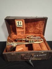 F. E. Olds Fullerton California Mellophone Vintage Used No mouth piece