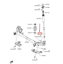 Mazda CX-30 DM Stoßdämpfer hinten DGK928700 NEU ORIGINAL