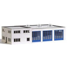 Busch 1966 Fahrzeughalle, Bausatz, Spur H0