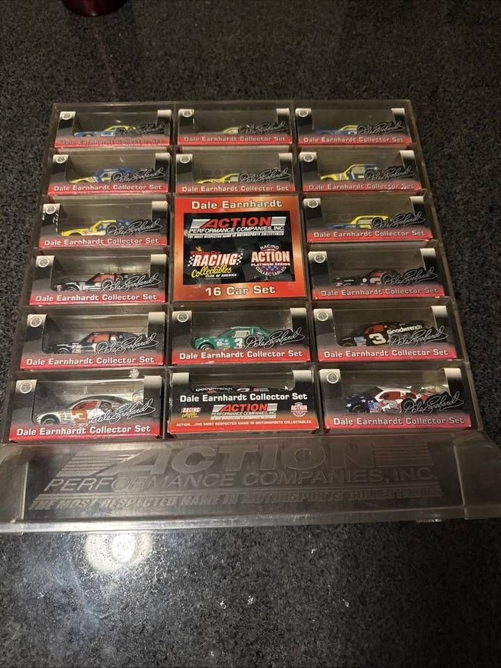 Juego de 16 coches coleccionables Dale Earnhardt Sr Action escala 1:64 diecast Foto 3 de 4