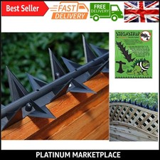 Garden Security Fence Top Spikes Kit - Anti-Climb, Intruder Deterrent, UV Res...