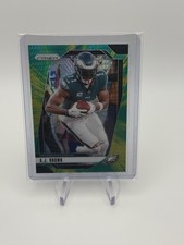 2024 Panini Prizm A.J. Brown #233 Green Hyper Prizm /180 Philadelphia Eagles