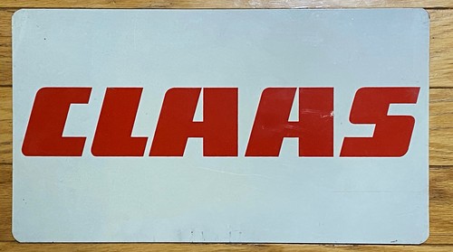 Rare CLAAS Double Side Metal Dealer Dealership Sign | eBay