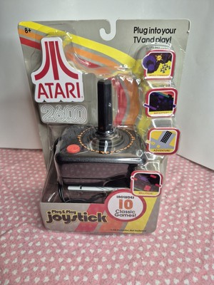 Atari 2600 Plug & Play Joystick Includes 10 Classic Games BnIB